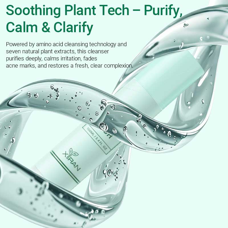 private label blemish solution facial cleanser